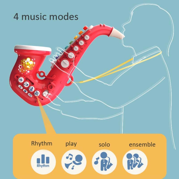 Children Early Education Puzzle Playing Simulation Musical Instrument, 6806 Trumpet-Red, 6806 Trumpet-Blue, 6807 Clarinet-Red, 6807 Clarinet-White, 6805 Saxophone-Red, 6805 Saxophone-Green