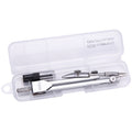 Stainless Steel Student Drawing Compass Math Geometry Tool (Included Box), Math Geometry Tool