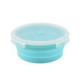 Microwave Portable Folding Lunch Box Round Silicone Lunch Box Random Colour Delivery, Capacity:350ml, 350ml, 500ml, 800ml, 1200ml
