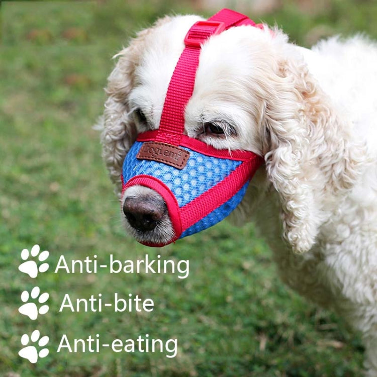 Doglemi Dog Muzzle Pet Supplies Breathable Bark Stopper Muzzle Dog Mouth Cover, S, M, L, XL