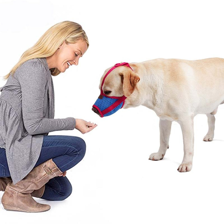 Doglemi Dog Muzzle Pet Supplies Breathable Bark Stopper Muzzle Dog Mouth Cover, S, M, L, XL