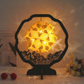 Paper Art Light And Shadow Paper Carving Lamp DIY Handmade Creative Small Table Lamp, Round-shaped, Fan-shaped, Arc-shaped