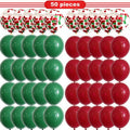 1 Set Christmas Red Green Confetti Balloon Set Merry Christmas Christmas Party Decorations, Christmas Party Decorations