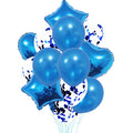 1 Set 18 Inch Aluminum Pearl Sequins Balloon Set Party Decoration Holiday Decoration