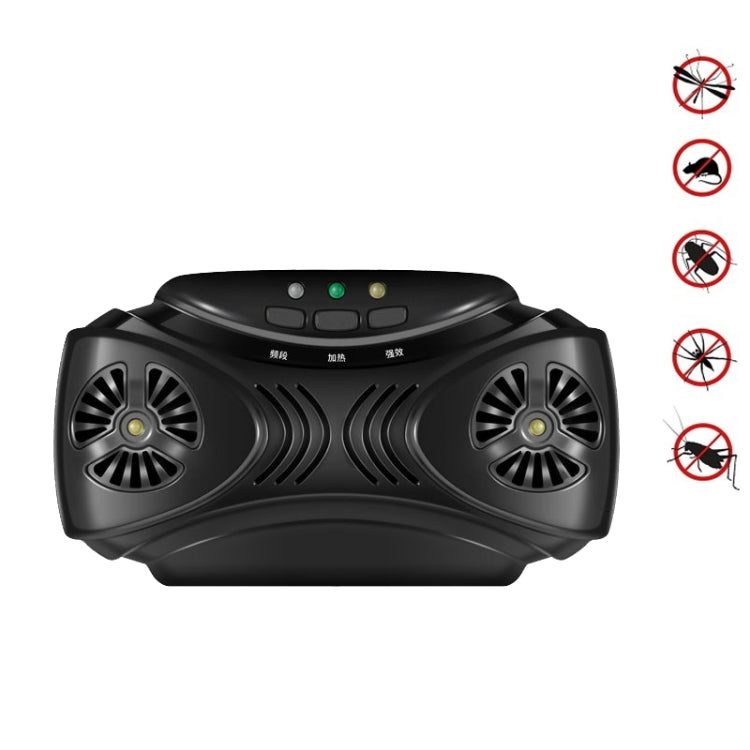 DC-9010 USB Charging Ultrasonic Mosquito Repellent Portable Insect Repellent, Insect Repellent Black