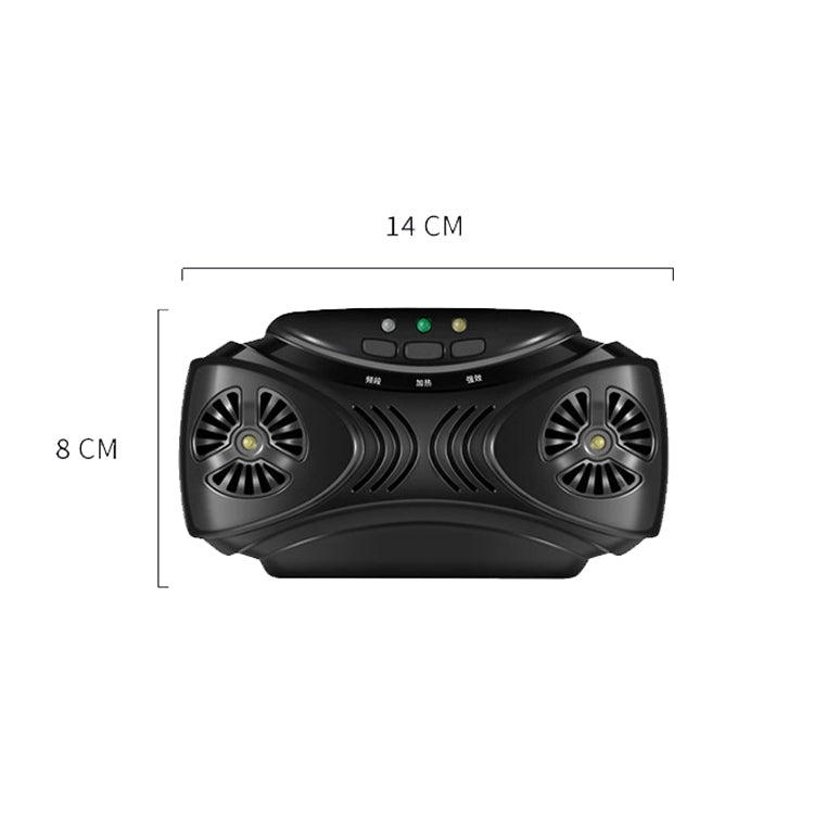 DC-9010 USB Charging Ultrasonic Mosquito Repellent Portable Insect Repellent, Insect Repellent Black