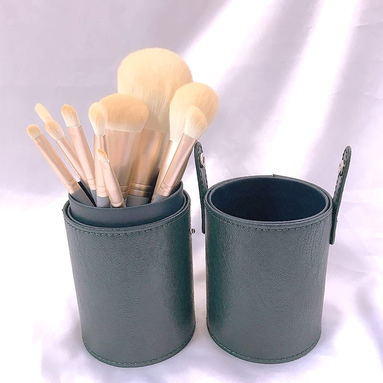 10 PCS / Set Makeup Brush Corn Silk Fiber Hair Loose Powder Brush Face And Eye Makeup Brush, Without Bag, With Blue Bag, With Silver Bag, With Pink Cylinder, With Green Cylinder, With Pink Zipper Bag