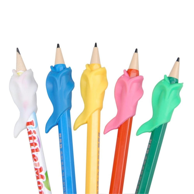 100PCS Student Dolphin Pen Writing Posture Correction Device, Random Color, 100PCS