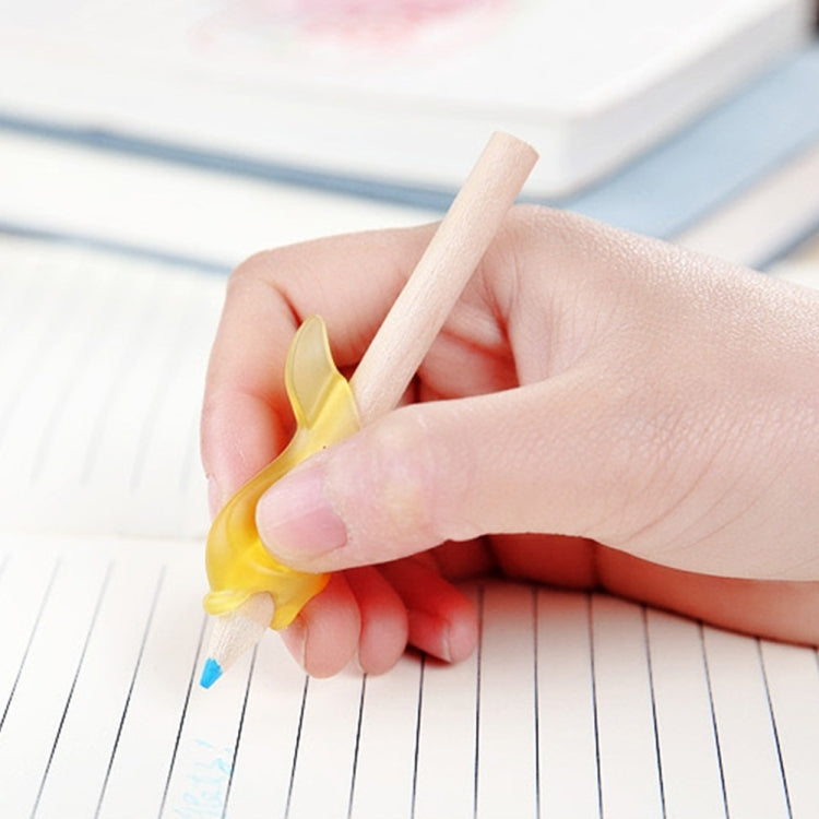 100PCS Student Dolphin Pen Writing Posture Correction Device, Random Color, 100PCS