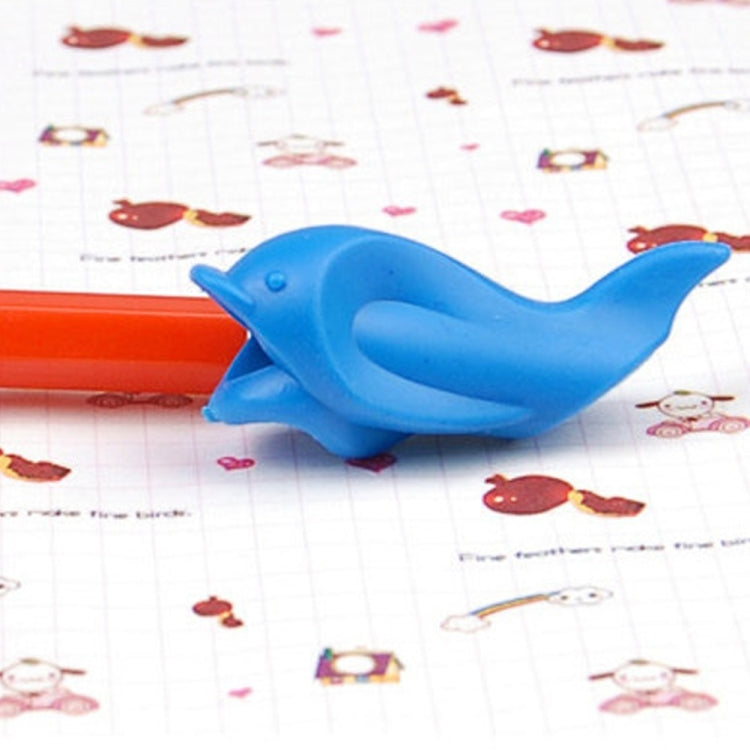 100PCS Student Dolphin Pen Writing Posture Correction Device, Random Color, 100PCS
