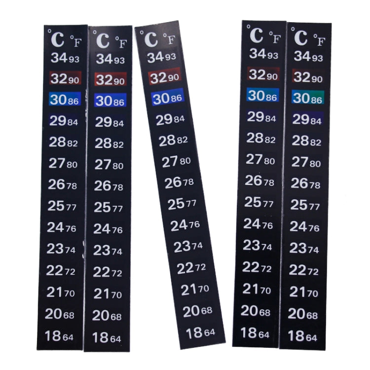 Digital Aquarium Fish Tank Fridge Thermometer Sticker Temperature Measurement Sticker, Aquarium Temperature Measurement