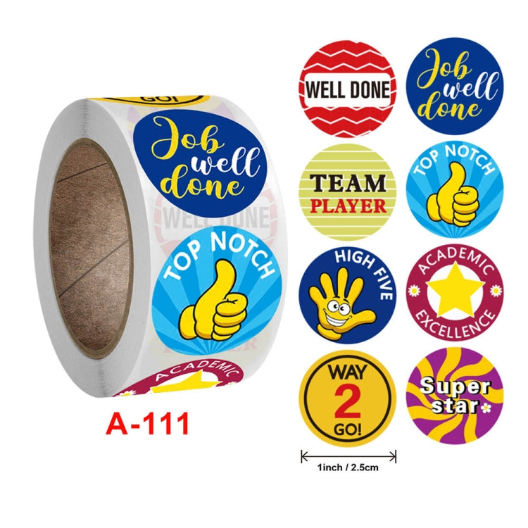 Children Toy Reward Stickers Office Stationery Decoration Label Sealing Sticker, 2.5cm / 1inch