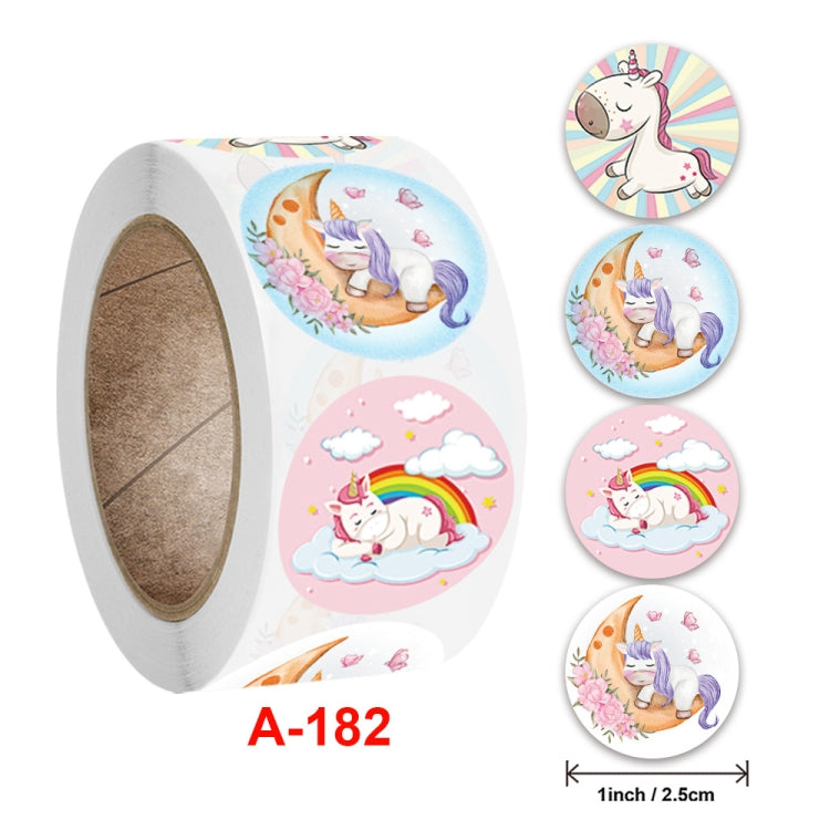Cute Cartoon Animal Children Reward Sticker Label, Size: 2.5cm / 1inch, A-182, A-183