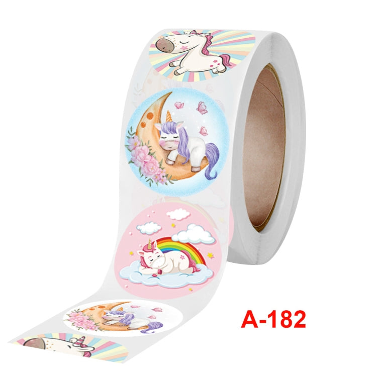Cute Cartoon Animal Children Reward Sticker Label, Size: 2.5cm / 1inch, A-182, A-183