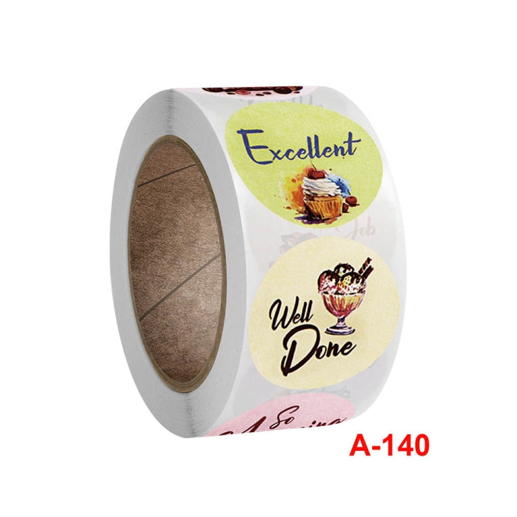Children Reward Round Sticker Gift Decoration Sealing Sticker, A-140 2.5cm / 1inch