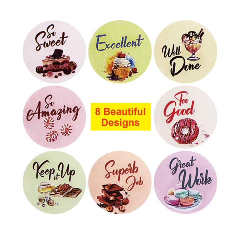 Children Reward Round Sticker Gift Decoration Sealing Sticker, A-140 2.5cm / 1inch