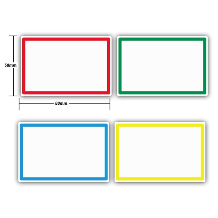 A-131 Name Label Stickers, 150 PCS/Roll 88x58 mm