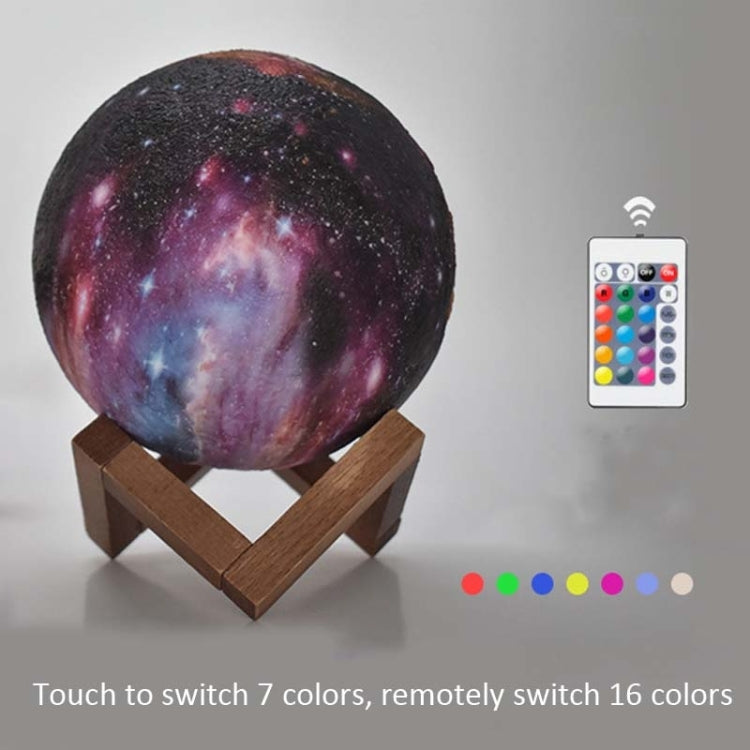 3D Moon Lamp Children Gift Table Lamp Painted Starry Sky LED Night Light, 15cm Touch Control 3-colors 1W, 15cm Pat Control 3-colors 1W, 15cm Remote Control 16-colors 1W, 15cm Touch Control 7-colors 1W, 15cm Pat Control 7-colors 1W                      ...