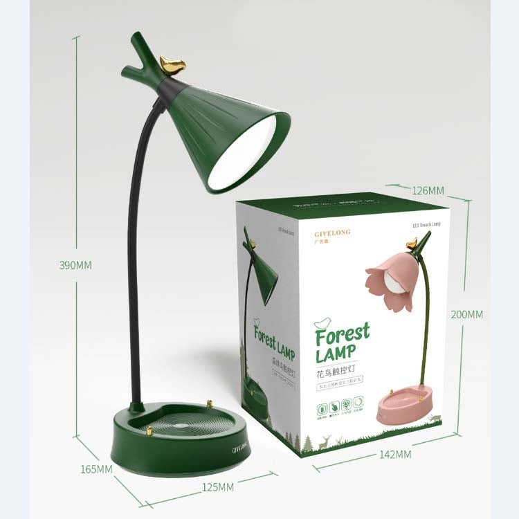 GIVELONG Forest Bird LED Touch Usb Table Lamp With Mobile Phone Holder Bedroom Bedside Night Light, GL361-1 Red, GL361-2 Yellow, GL361-3 Blue, GL361-4 Green, GL362-1 Pink, GL362-2 Yellow, GL362-3 Blue, GL362-4 Green, GL363-1 Red, GL363-2 Yellow        ...