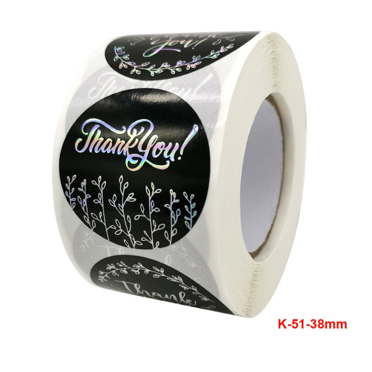 Boutique Packaging Supplies Round Rainbow Silver Laser Stickers, Silver