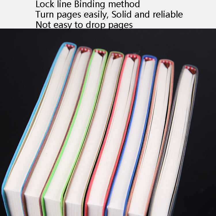 Notebook Student Notepad Diary Book Business Record Book PU Notebook, A5 Plain Weave Blue, A5 Plain Weave Cockscomb Red, A5 Plain Charred Tea Brown, A5 Plain Weave Black, A5 Plain Weave Bitter Tea Red, A5 Plain Weave Nile Blue, A5 Plain Weave Horn Gray...