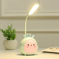 YW2021 Cartoon Cute LED Eye Protection Desk Lamp Student Dormitory Bedroom Folding Reading Desk Lamp, Green Lamb, Pink Lamb, Brown Lamb, Blue Fawn, Pink Fawn, Brown Fawn, Green Fawn, Green Bear, Pink Bear, Brown Bear, Blue Lamb