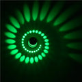 3W Modern Interior Creative Spiral Round Wall Lamp for Club, KTV, Corridor, Aisle, Background Wall Decoration Lamp, Recessed In, Wall Mounted