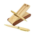 Creative Maple Pen Set with Wooden Pen Box Student Stationery Office Gifts, Fountain Pen+Signing Pen+Pen Box, 2PCS Ballpoint Pen+Pen Box, Fountain Pen+Ballpoint Pen+Pen Box, Signing Pen+Ballpoint Pen+Pen Box