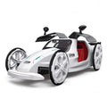 Children DIY Solar Sports Car Toy Science Education Assembled 4-Wheel Electric Drive Model, DIY Solar Sports Car Toy