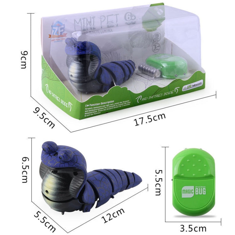 7702 Infrared Remote Control Simulation Cobra Tricky Toy, Cobra (Gray), Cobra (Purple)