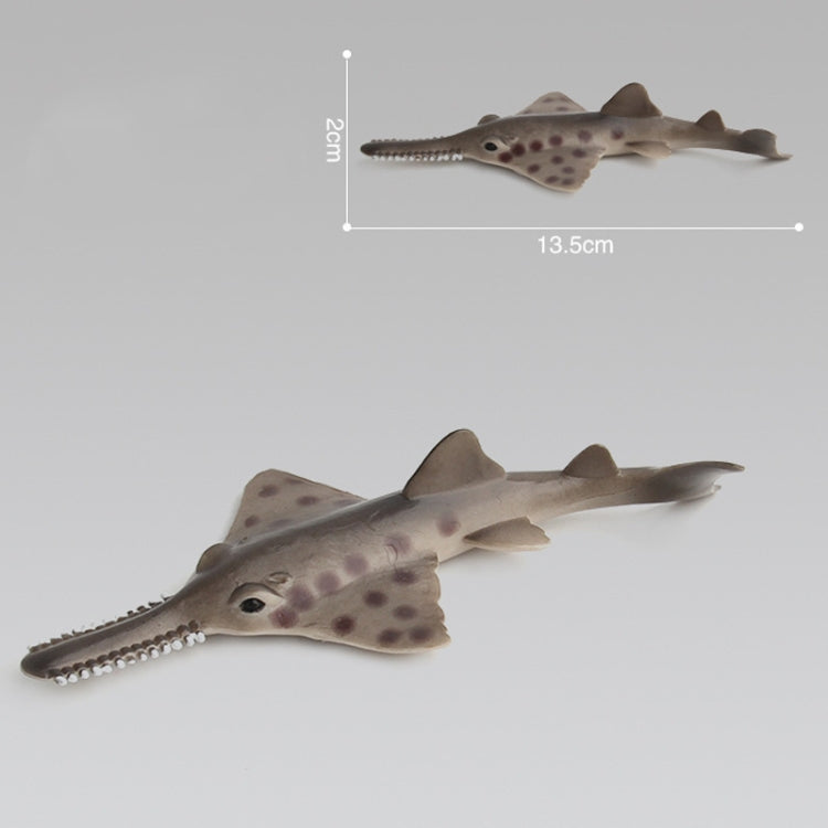 3 PCS Simulation Marine Animal Model Ornaments, Serrated Ray, Rays, Sea Turtle, Mako Shark, Happy Dolphin, Small Sea Dog, Sailfish, Guitarfish, Octopus, Flying Fish, Leatherback Turtle, Eel