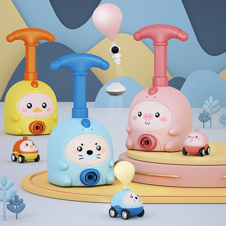 Children Educational Pneumatic Air Powered Car Balloon Scooter Toy, Pink Piggy (1 Car 6 Balloons), Pink Piggy (2 Cars 6 Balloons), Pink Piggy(1 Car 6 Balloons+Flying), Pink Piggy(2 Cars 6 Balloons+Flying), Blue Seal  (1 Car 6 Balloons)                 ...