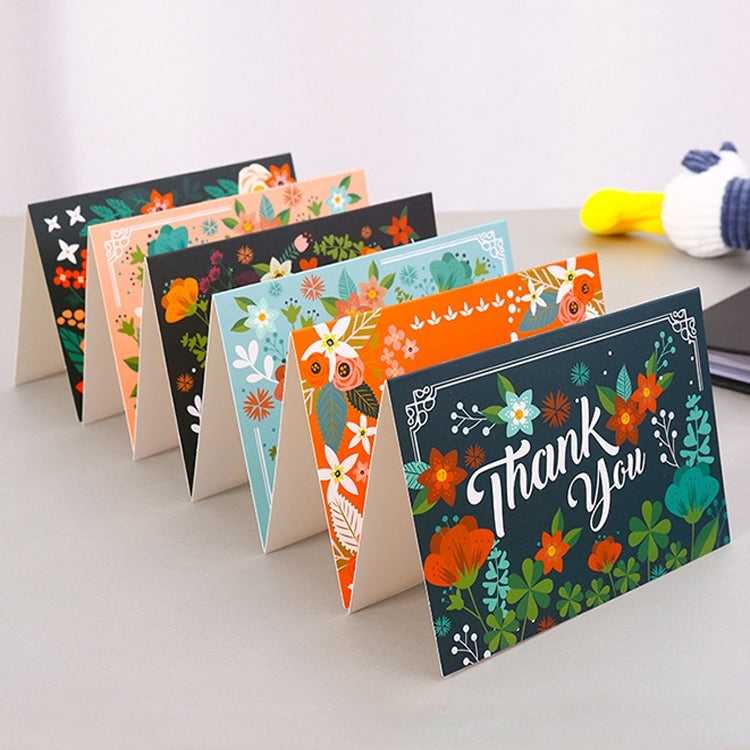 6pcs / Set Christmas Gift Greeting Card Holiday Greeting Message Card, Christmas Greeting Card