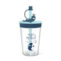 Children Cartoon Marine Animal Straw Drinking Cup Safe And Environmentally Friendly Plastic Drinking Cup, Navy Blue, Light Blue, Pink, Light Grey