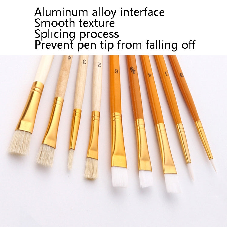 ZHU TING 25 PCS / Set Multifunctional Oil Paint Brush Gouache Watercolor Acrylic Paint Brush Student Painting Supplies, Watercolor Acrylic Paint Brush