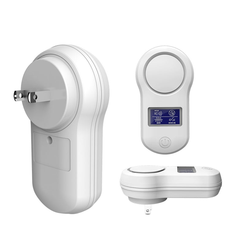 BG-305 Display Ultrasonic Insect Repellent, BG-305 US Plug Black, BG-305 UK Plug White, BG-305 UK Plug Black, BG-305 EU Plug White, BG-305 EU Plug Black, BG-305 AU Plug White, BG-305 AU Plug Black, BG-305 US Plug White