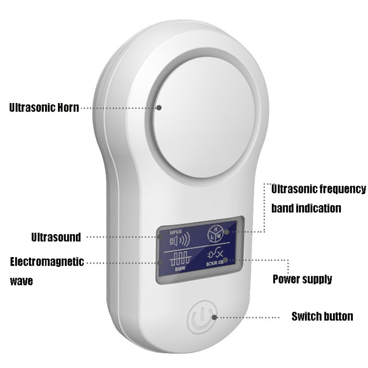 BG-305 Display Ultrasonic Insect Repellent, BG-305 US Plug Black, BG-305 UK Plug White, BG-305 UK Plug Black, BG-305 EU Plug White, BG-305 EU Plug Black, BG-305 AU Plug White, BG-305 AU Plug Black, BG-305 US Plug White