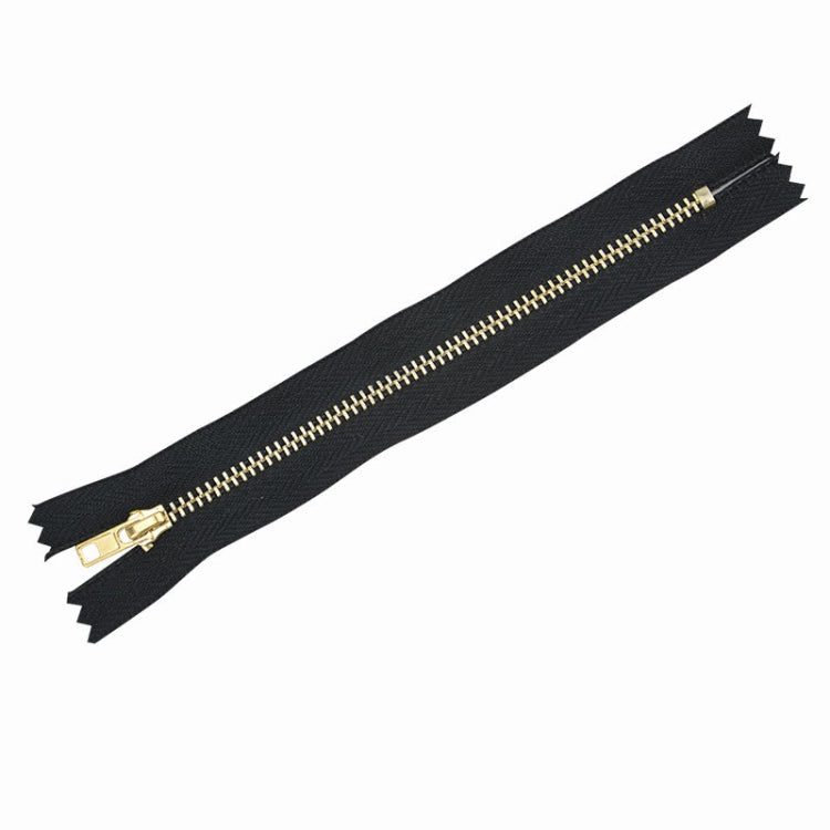 100 PCS No.3 Metal Copper Zipper Pants Placket Zipper, 30cm