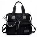 Waterproof Oxford Cloth Handbag Casual Nylon Shoulder Diagonal Bag Female Bag Canvas Bag, Purple, Black, Red, Blue