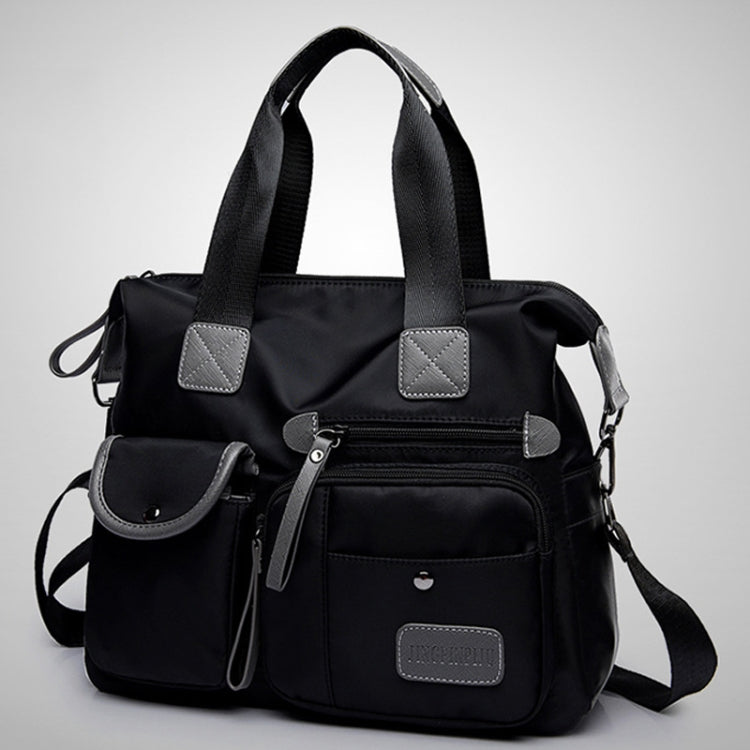 Waterproof Oxford Cloth Handbag Casual Nylon Shoulder Diagonal Bag Female Bag Canvas Bag, Purple, Black, Red, Blue