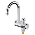 Kitchen Instant Electric Hot Water Faucet Hot & Cold Water Heater EU Plug, Lamp Display Lower Water Inlet, Lamp Display Side Water Inlet, Lamp Display Leakage Protection Lower Water Inlet, Lamp Shows Leakage Protection Side Water Inlet                 ...