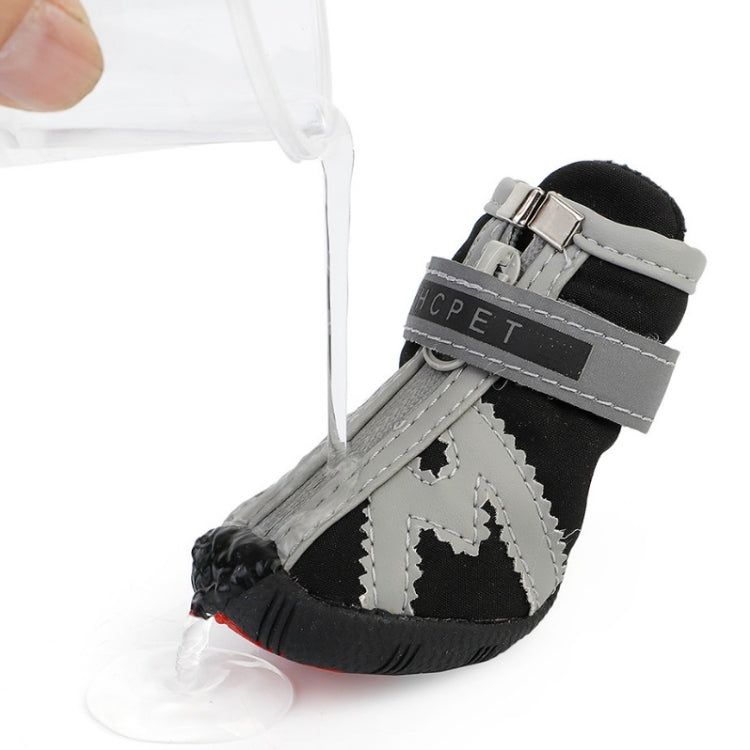 HCPET A1703 Pet Non-Slip Wear-Resistant Shoes Puppy Feet Cover, Number 1, Number 2, Number 3, Number 4, Number 5