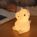 JX-YD-08 Silicone Calf Cow Night Light LED Colorful Dimming Pat Sleeping Bedside Lamp, JX-YD-08 Calf Cow