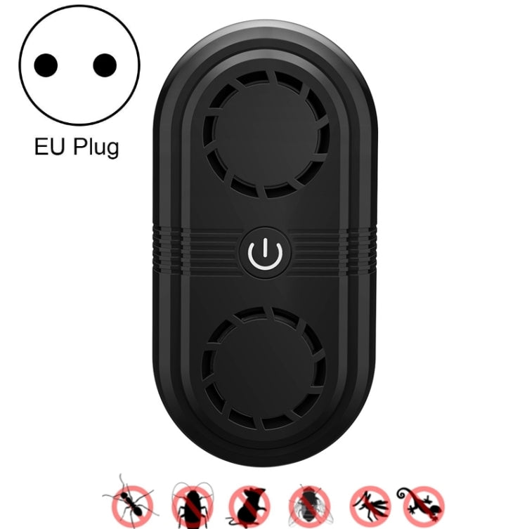 BG307 Ultrasonic Mole Repellent Mosquito Repellent Household Indoor Double Horn Electronic Insect Repellent, EU Plug 220V, UK Plug 220V