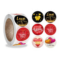 5 PCS Valentines Day Love Stickers Gift Decoration Stickers, Valentines Day Love Stickers