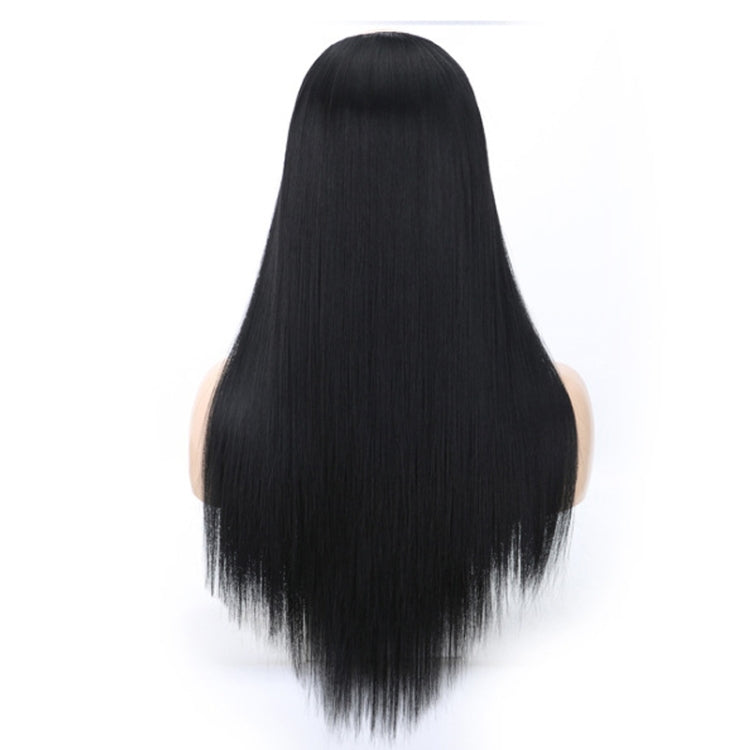 Wig Half Headgear Long Straight Hair U-Shaped Wig Headgear, 1.US-1B# Black, 2.US-1BT0906 #, 3. Black Gradient Sapphire Blue, 4.US-2# Natural Black, 5.US-4# Brown Black, 6.US-4H27#, 7.US-4M30# Linen, 8.US-4M33# Chestnut Color, 9.US-8#, 10.US-8H613#     ...