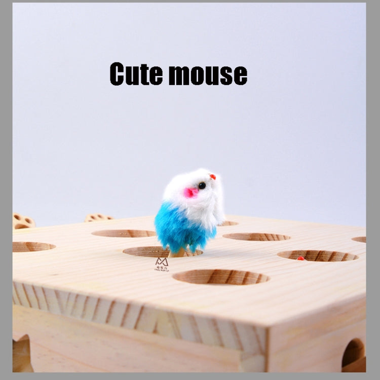 Hamster And Cat Toys Solid Wood Cat Supplies, Cloud Hairy Mouse
