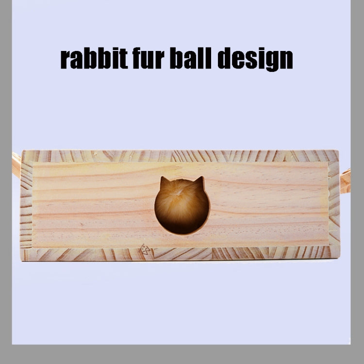 Hamster And Cat Toys Solid Wood Cat Supplies, Cloud Hairy Mouse