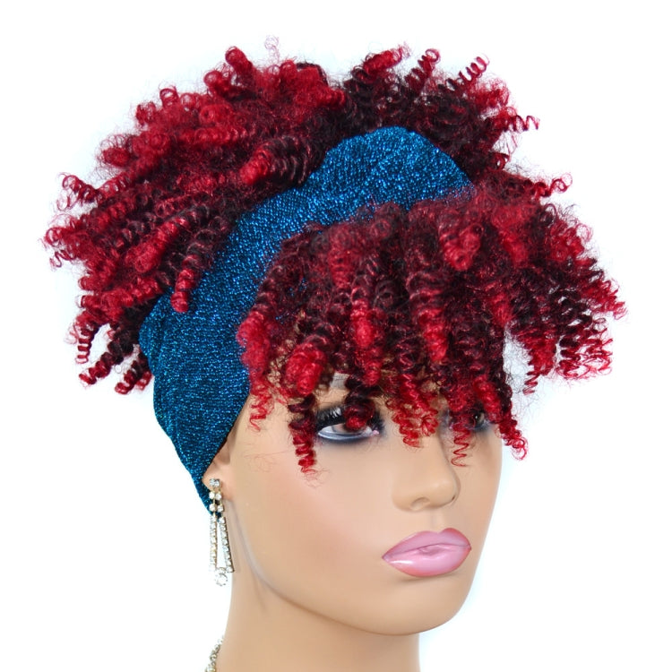Headscarf Wig Black Gradient Small Curly Wig Explosive Headgear, 1.TJA1-1BT27#, 2.TJA1-1BT30#, 3.TJA1-1BTBUG#, 4.TJA5-1B#, 5.TJB0-1BT60B#, 6.TJB0-4T27#, 7.TJB0-4T30#, 8.TJC1-1B#, 9.TJD2-1BT27#, 10.TJE3-1B#, 11.TJF4-1B#, 12.TJG1-1B#, 13.TJH6-1B#