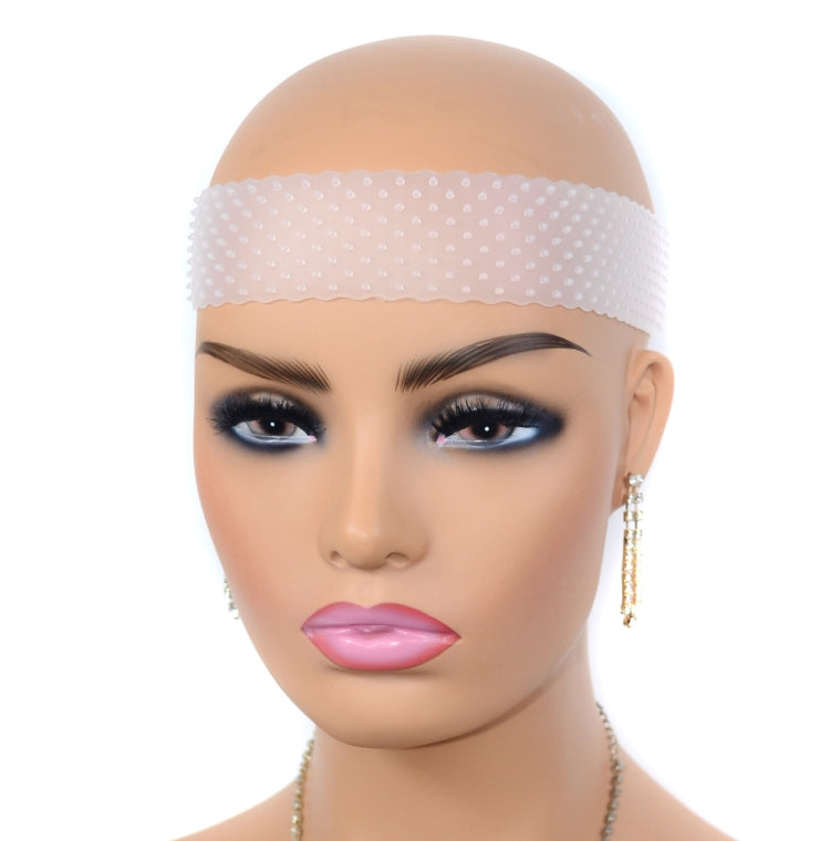 Wig Silicone Hair Band Lace Headgear Silicone Wig Hair Band, White, Black, Dark Brown, Light Brown, Orange